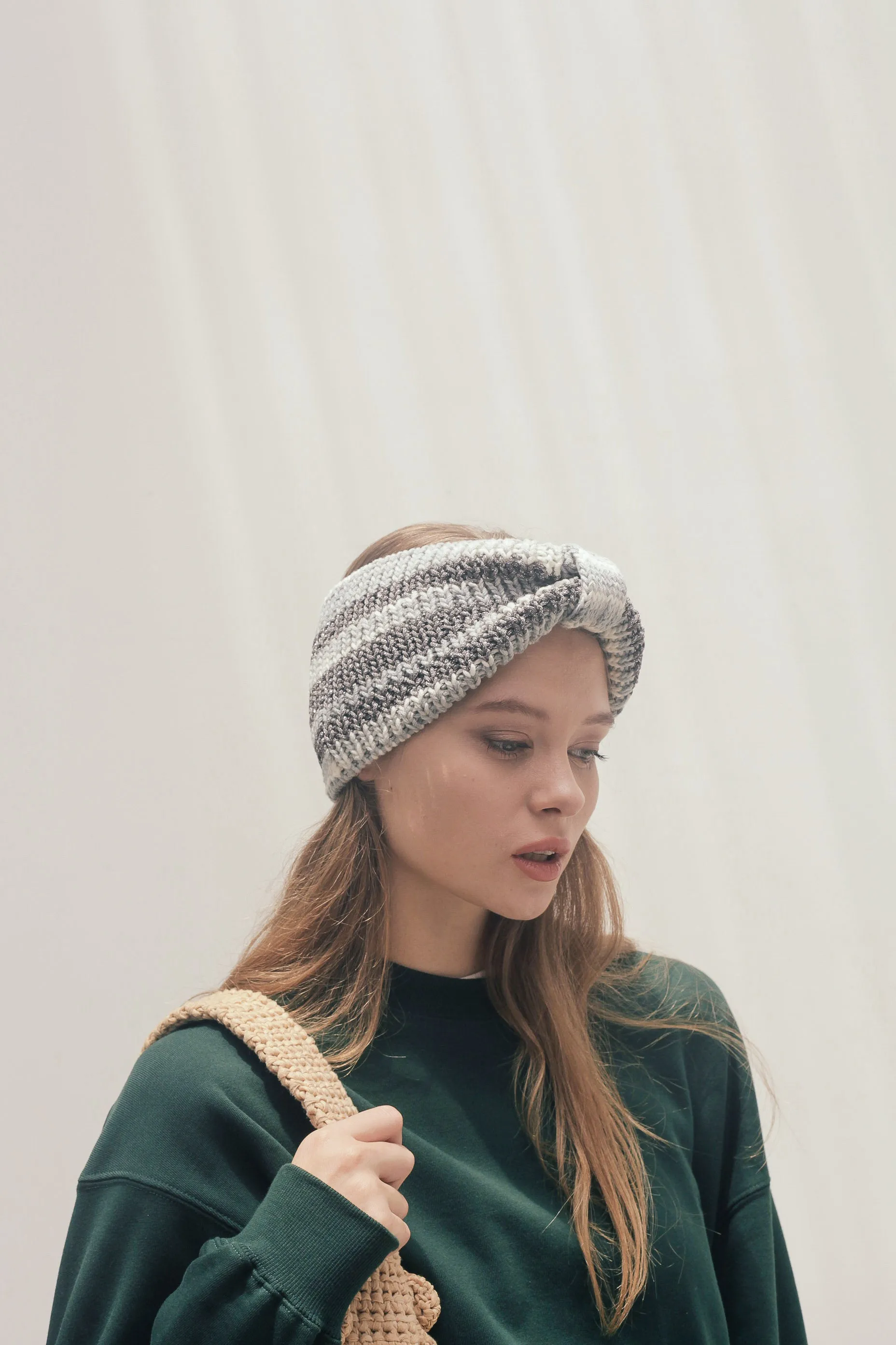 Debbie handwoven wool headband