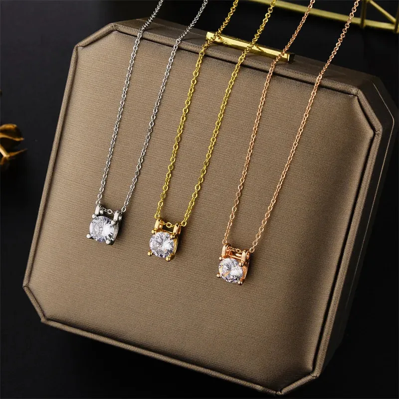 Delaney Cubic Zircon Necklace