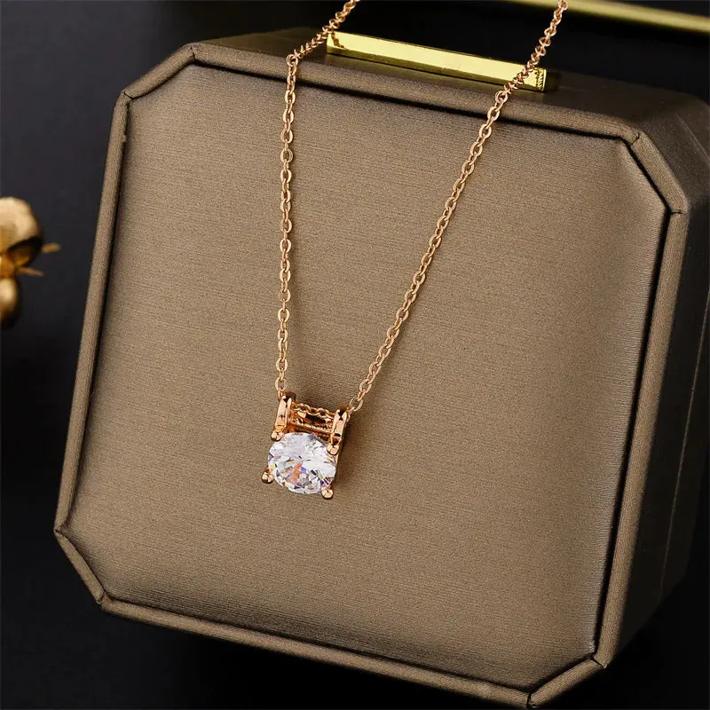 Delaney Cubic Zircon Necklace
