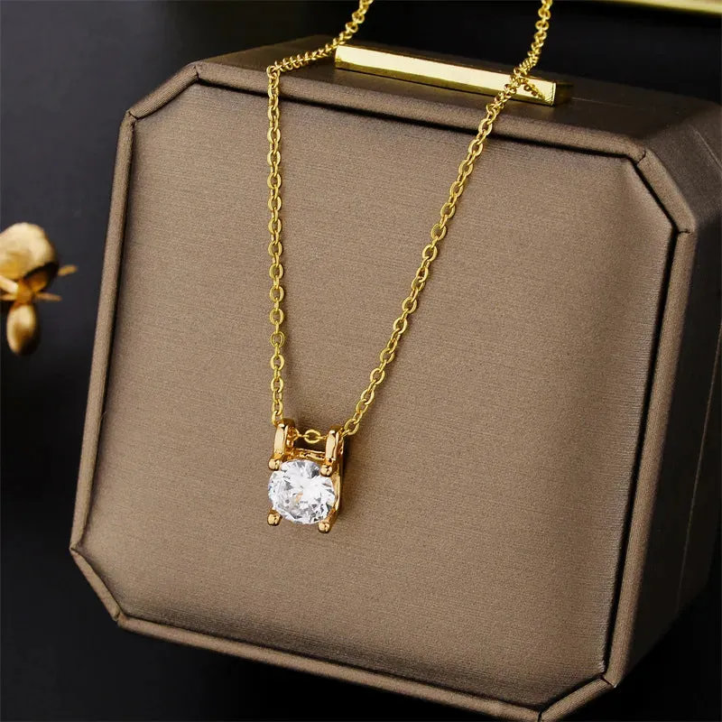 Delaney Cubic Zircon Necklace