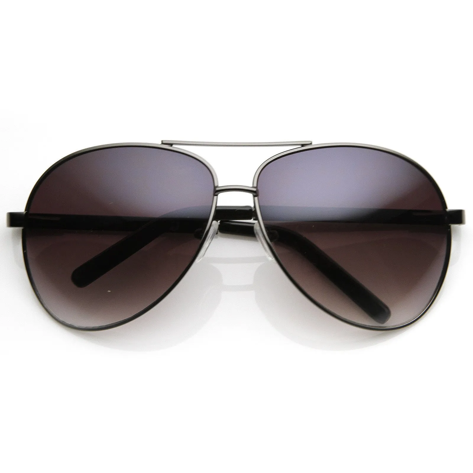 Designer Inspired Large Metal Aviator Sunglasses 1508