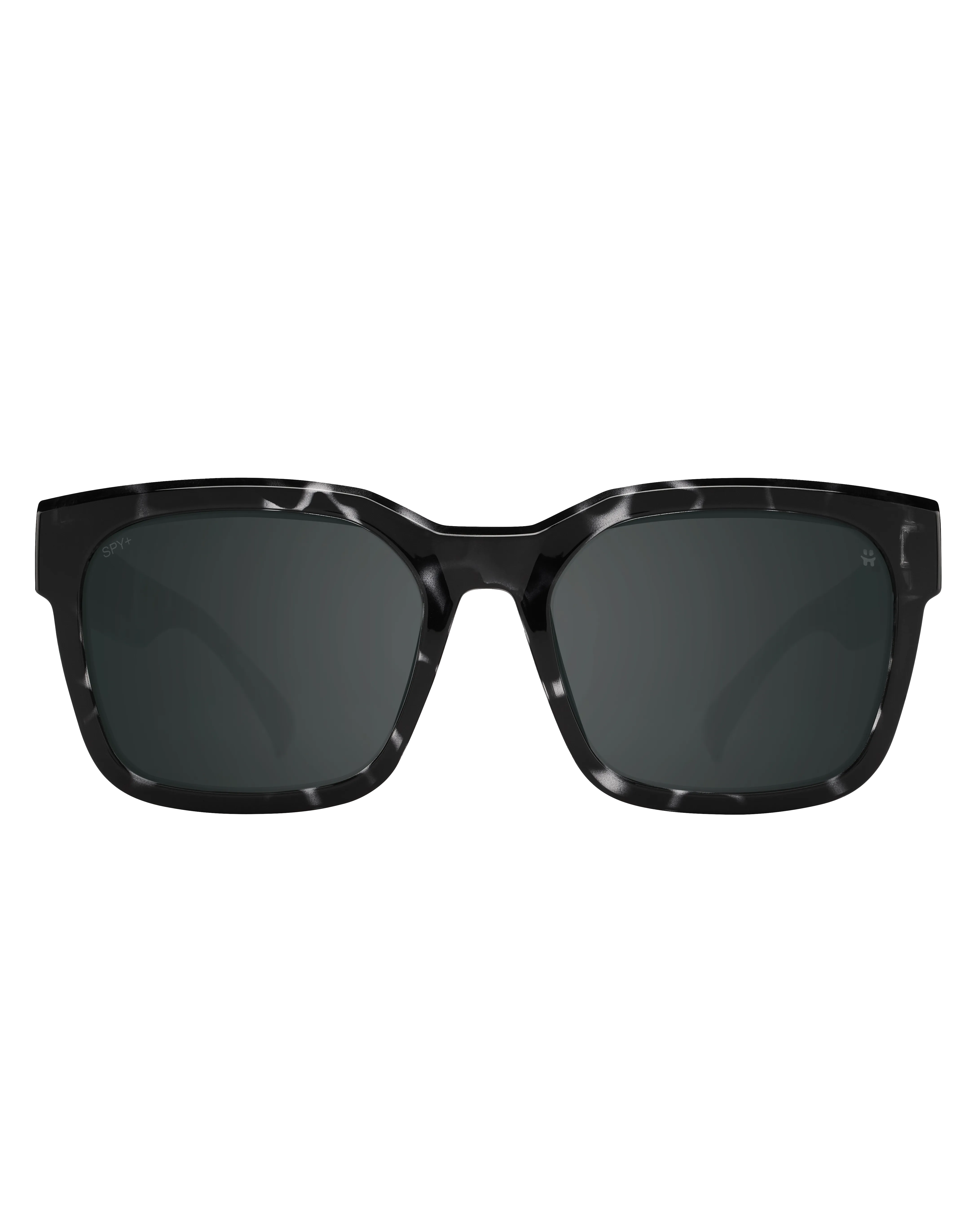 Dessa Sunglasses in Black Marble Tortoise & Happy Grey Green Black Mirror