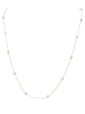Diamond By the Yard Chain Necklace