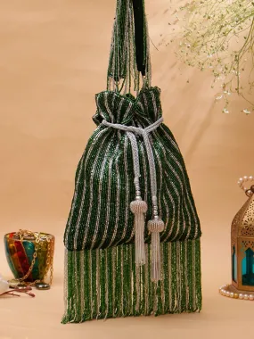 Dual Shade Katdana Tassel Potli