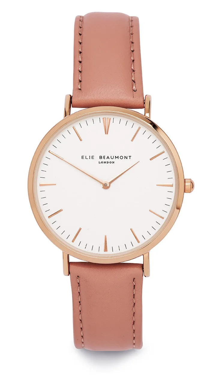 Elie Beaumont Oxford Large Ladies Watch - Black on Black