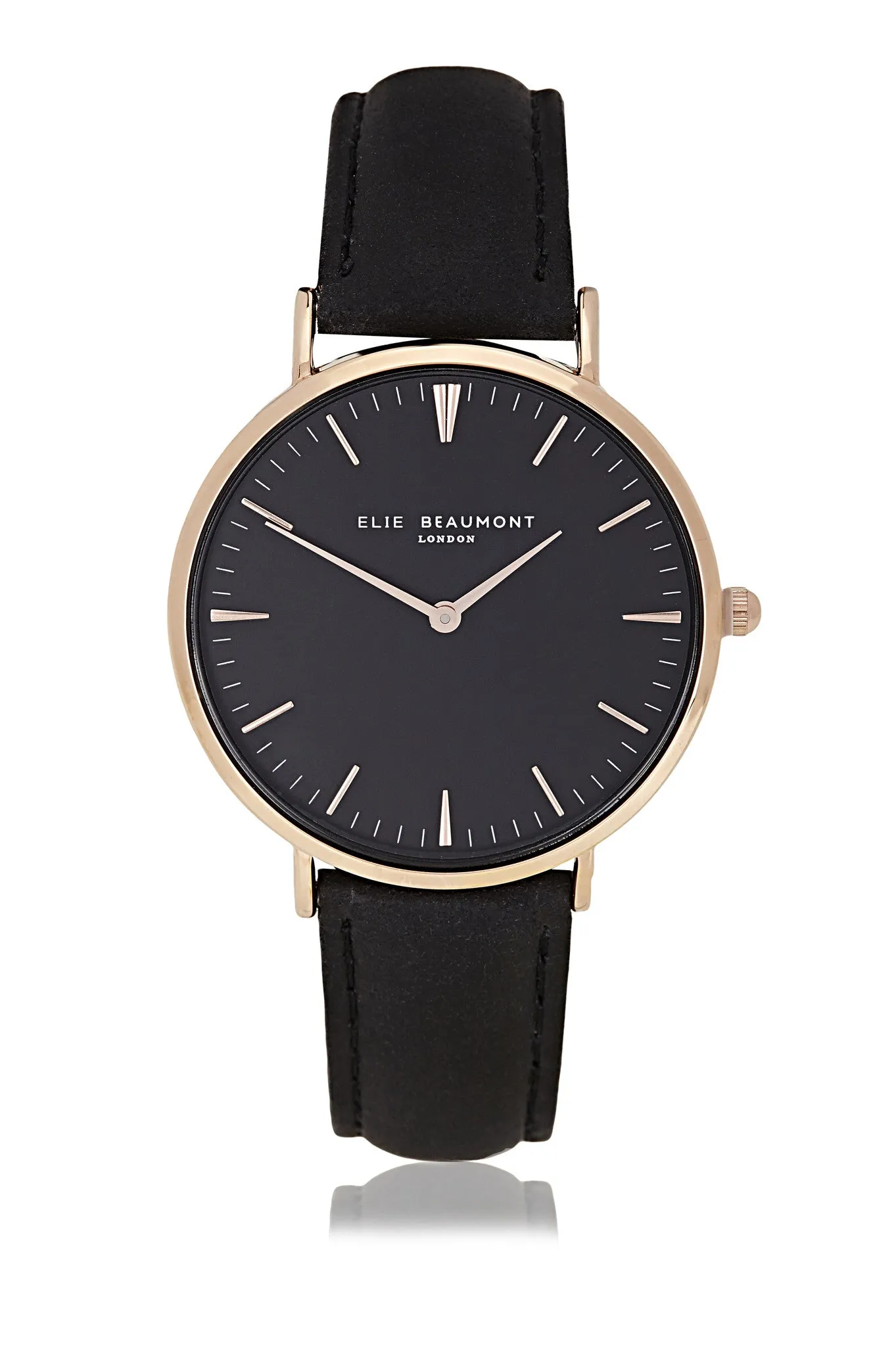 Elie Beaumont Oxford Large Ladies Watch - Black on Black