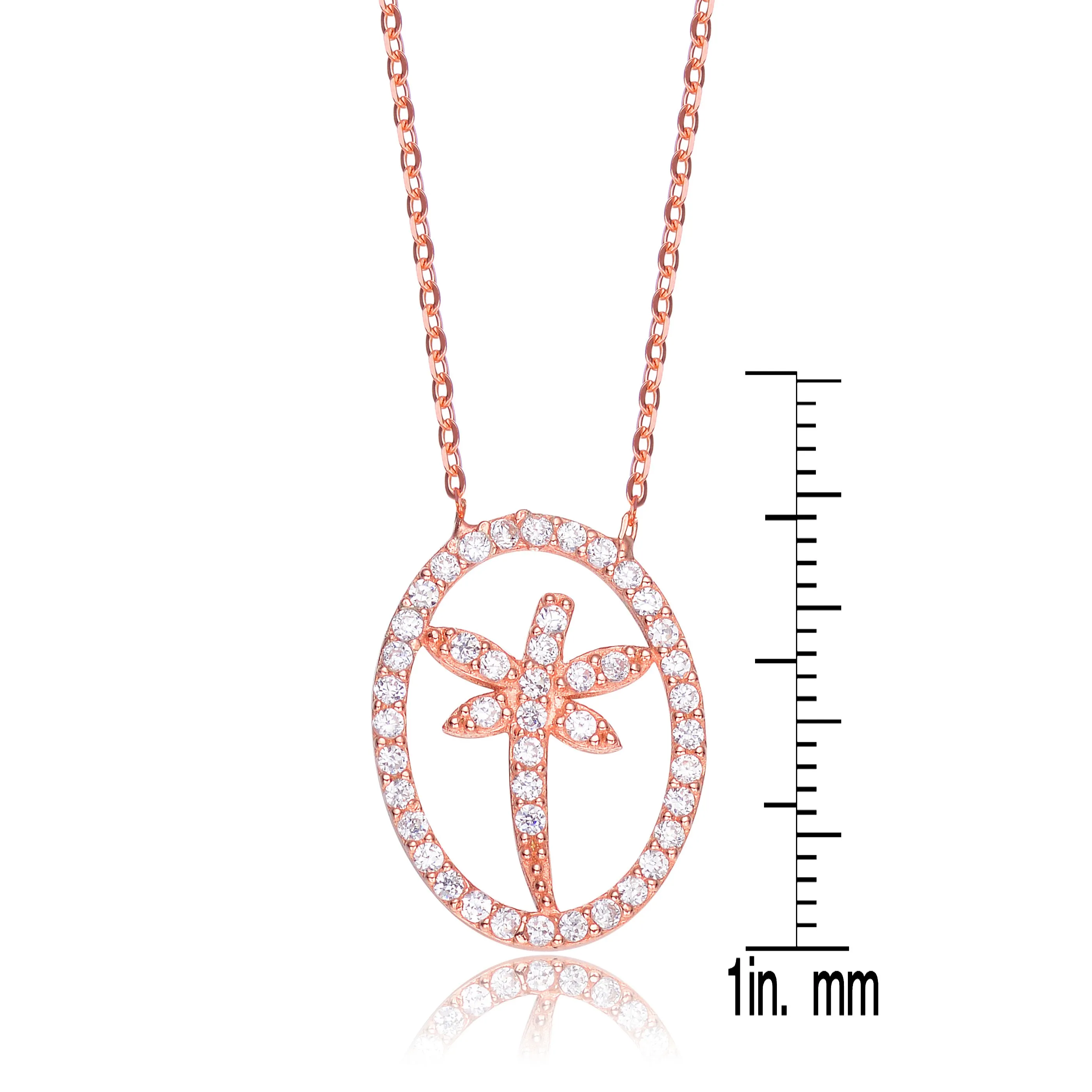 Elise Outlined Circle Neckalce
