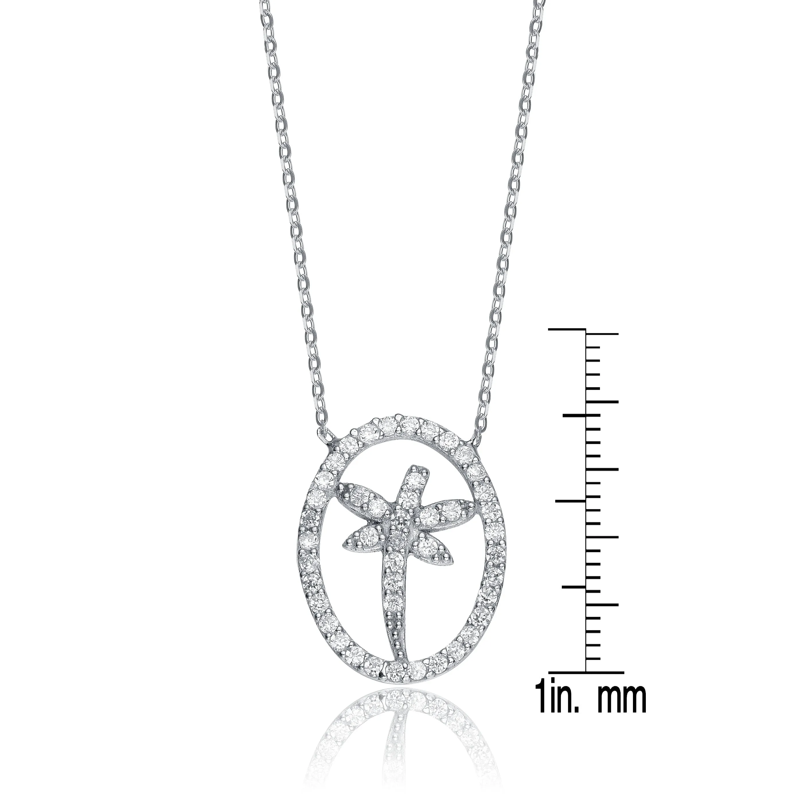 Elise Outlined Circle Neckalce