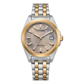 EO1226-59X - Ladies Two Tone Eco-Drive Watch