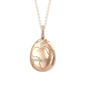 Fabergé Essence Limited Edition Rose Gold & Ruby ‘IFE’ Africa Surprise Locket