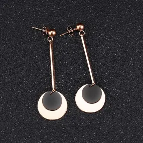 Fame Dangle Earrings Eclipse Circle