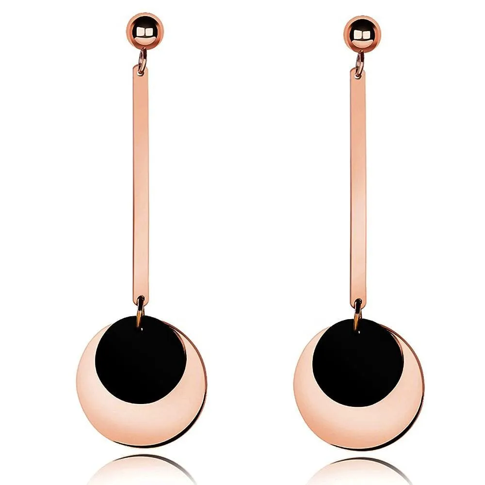 Fame Dangle Earrings Eclipse Circle