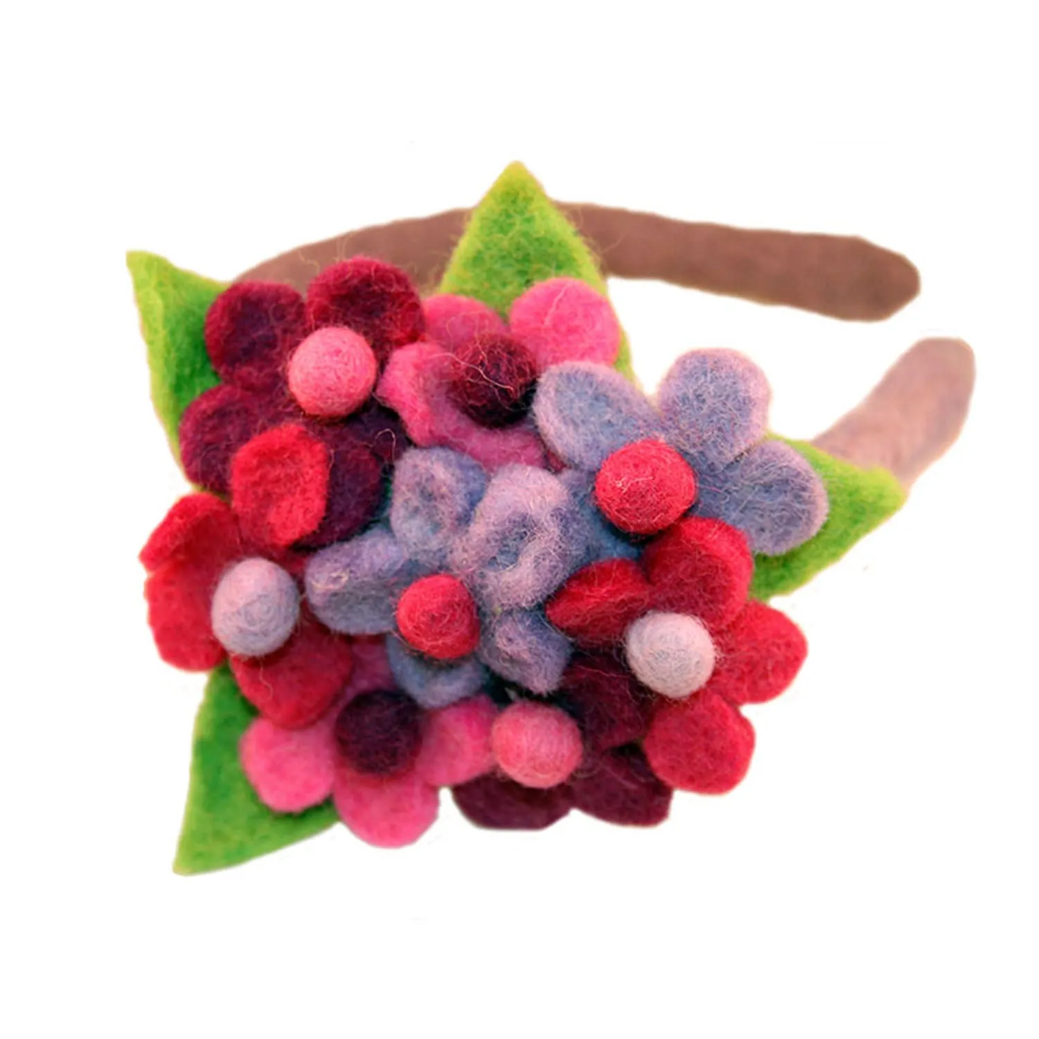 Felt Flower Bouquet Headband Global Groove