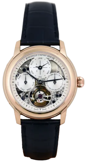 Frederique Constant Perpetual Calendar Tourbillon Manufacture FC-975S4H9 (Pre-owned)