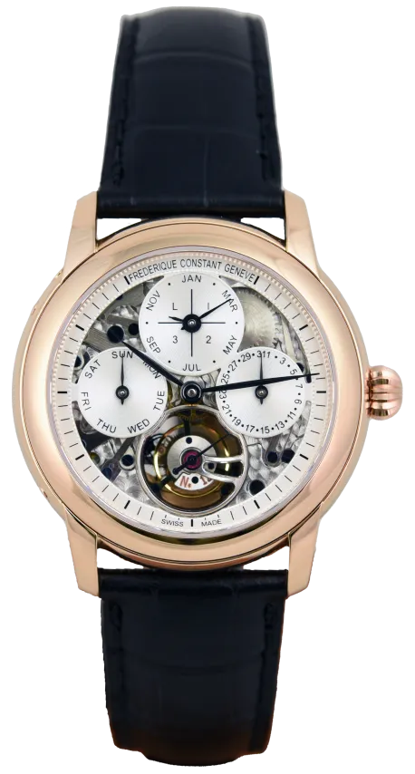Frederique Constant Perpetual Calendar Tourbillon Manufacture FC-975S4H9 (Pre-owned)