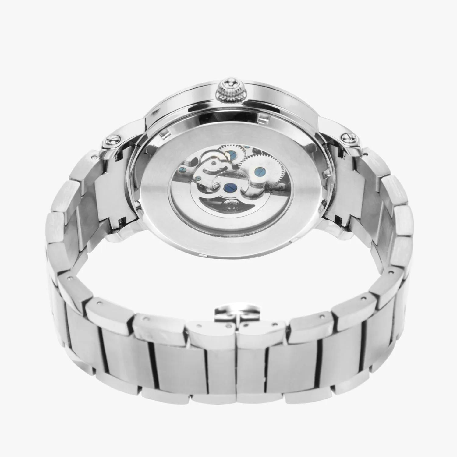 FZ African Print Steel Strap Automatic Watch