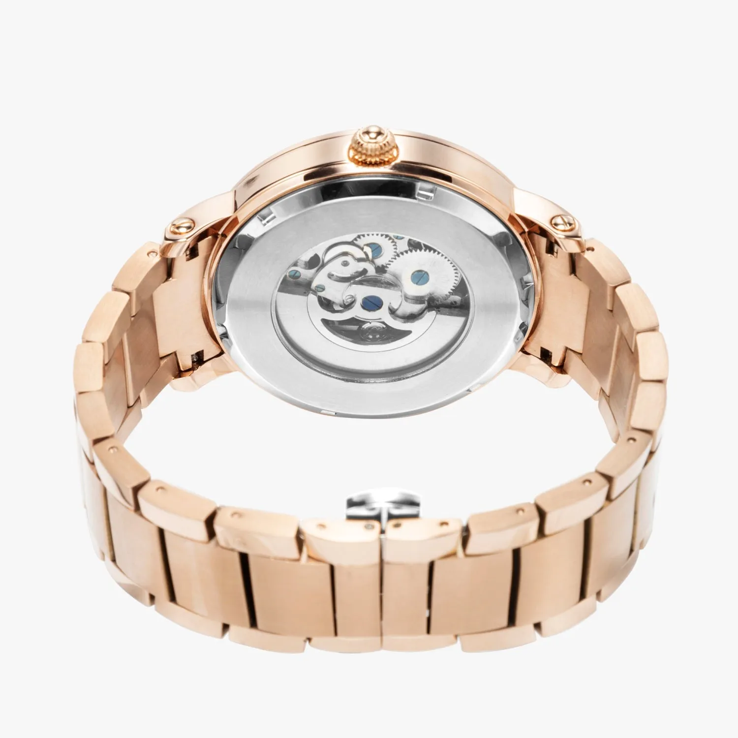 FZ African Print Steel Strap Automatic Watch