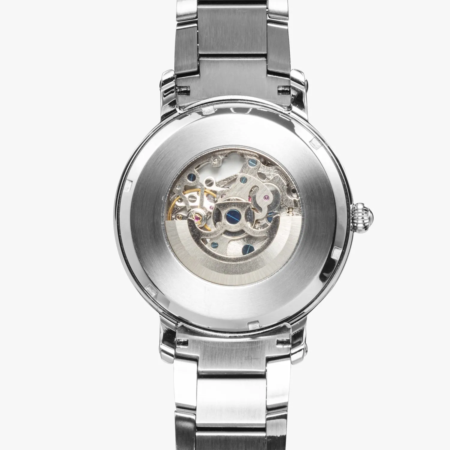 FZ African Print Steel Strap Automatic Watch