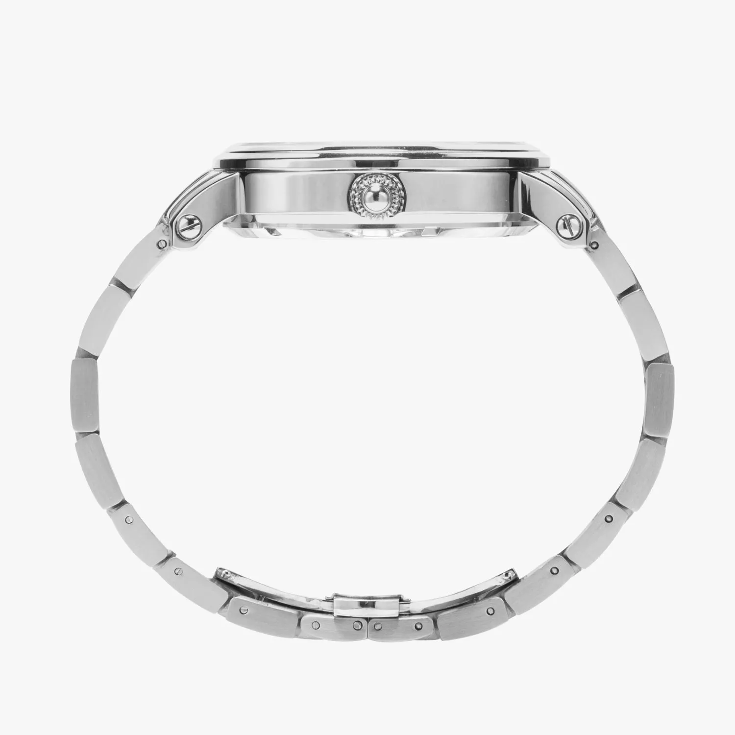FZ African Print Steel Strap Automatic Watch