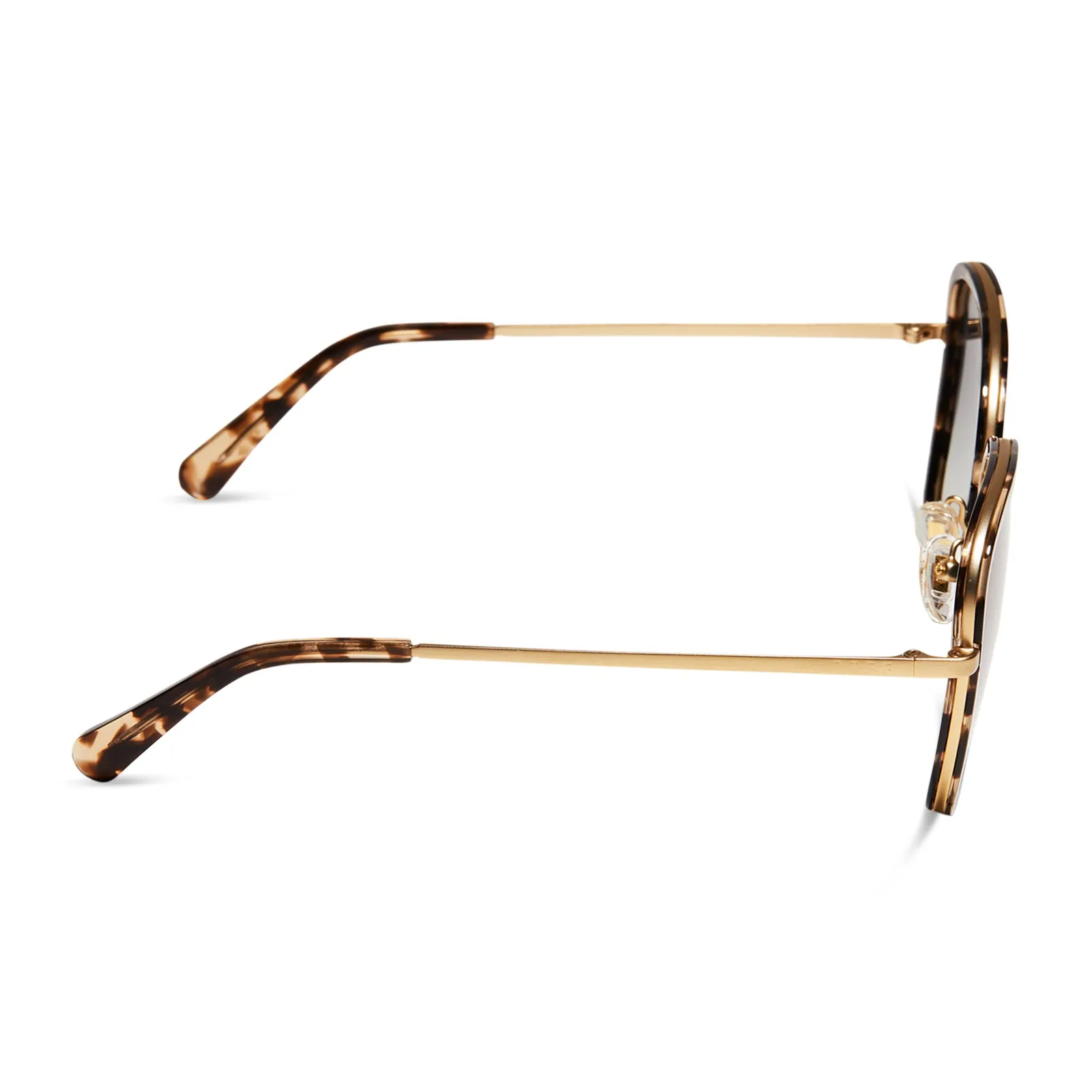 GENEVIVE - ESPRESSO TORTOISE   GREY GRADIENT SUNGLASSES