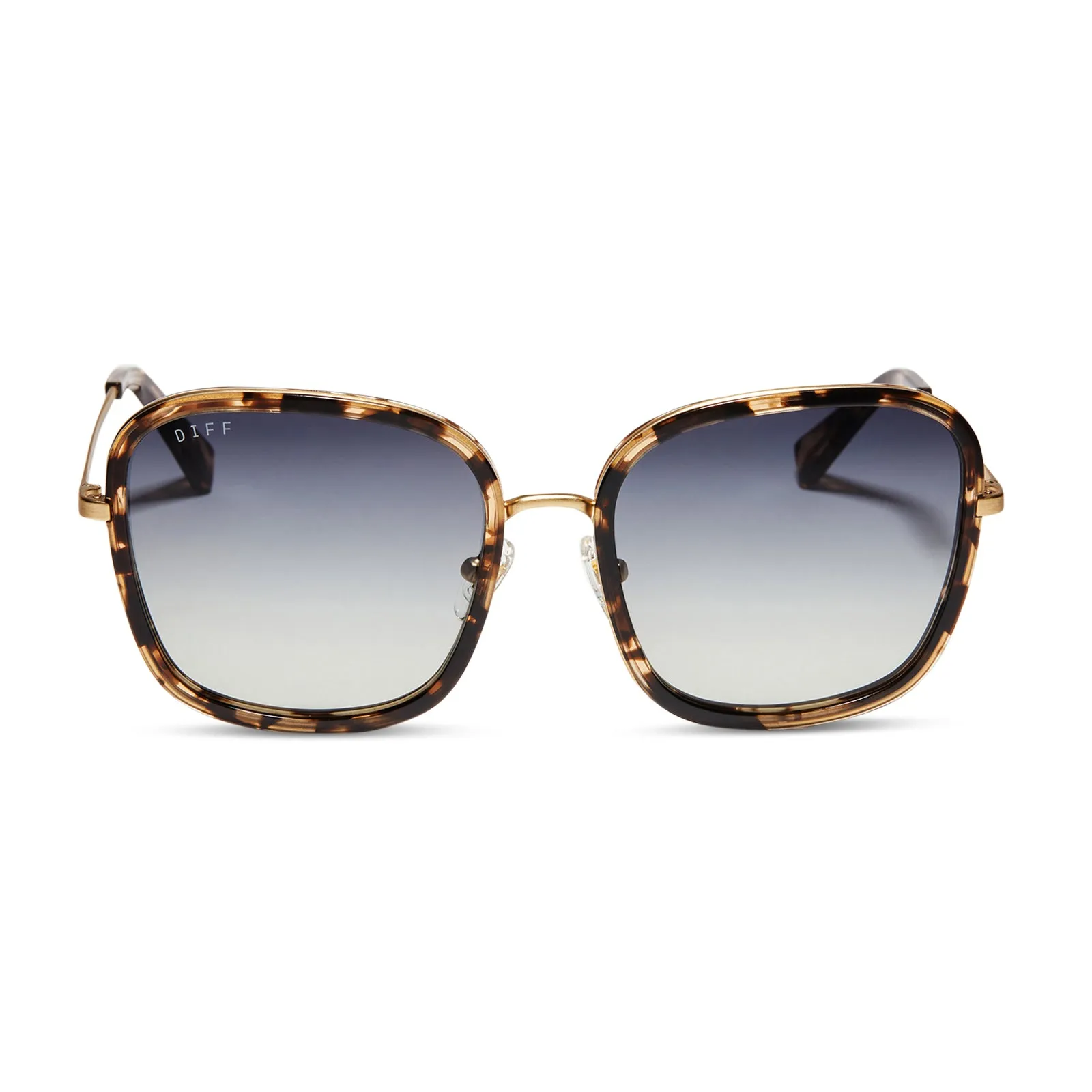 GENEVIVE - ESPRESSO TORTOISE   GREY GRADIENT SUNGLASSES