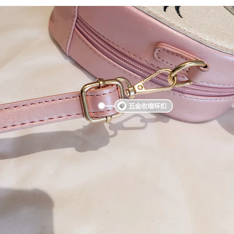 Glittery Mini Unicorn Crossbody Bag Purse