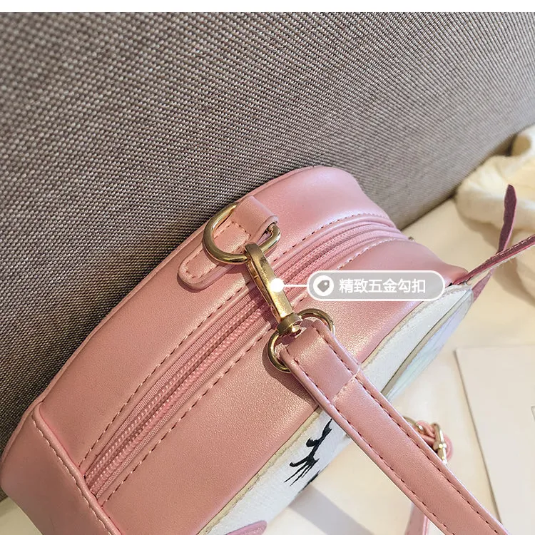 Glittery Mini Unicorn Crossbody Bag Purse