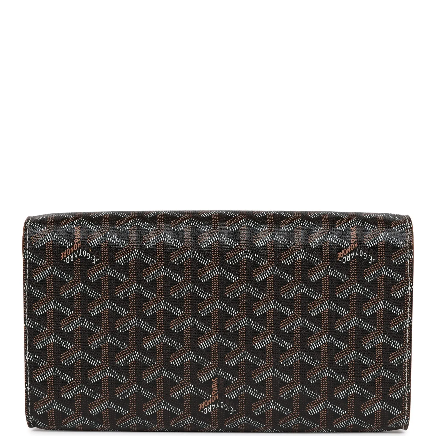 Goyard Goyardine Black Monte Carlo PM Clutch/Shoulder Bag Silver Hardware