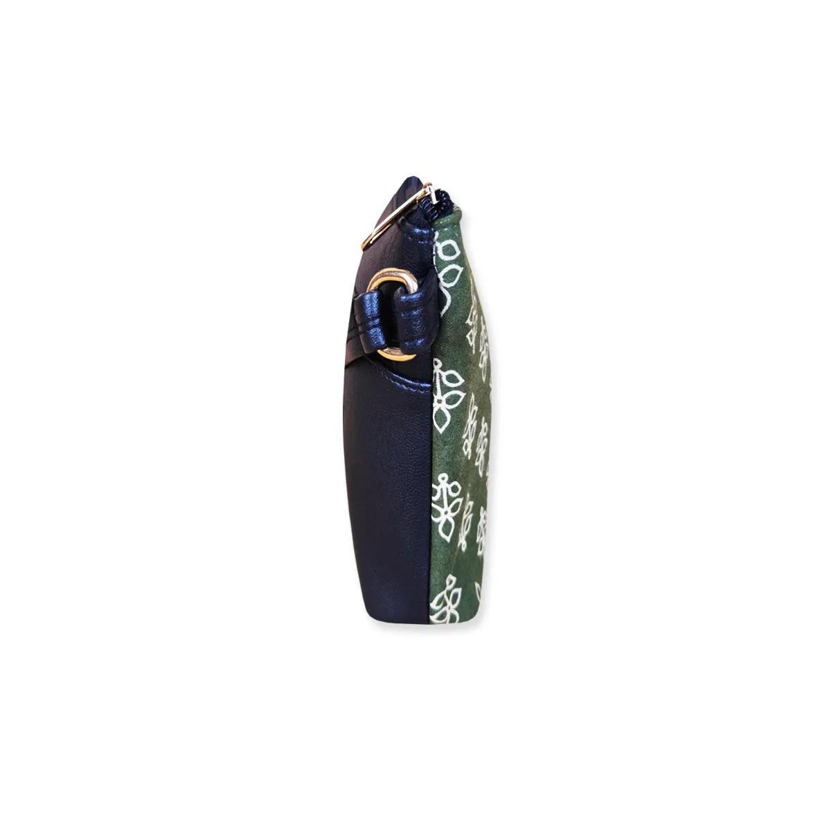 Green Leaves Tiles Sling/Pouch Bag Combo