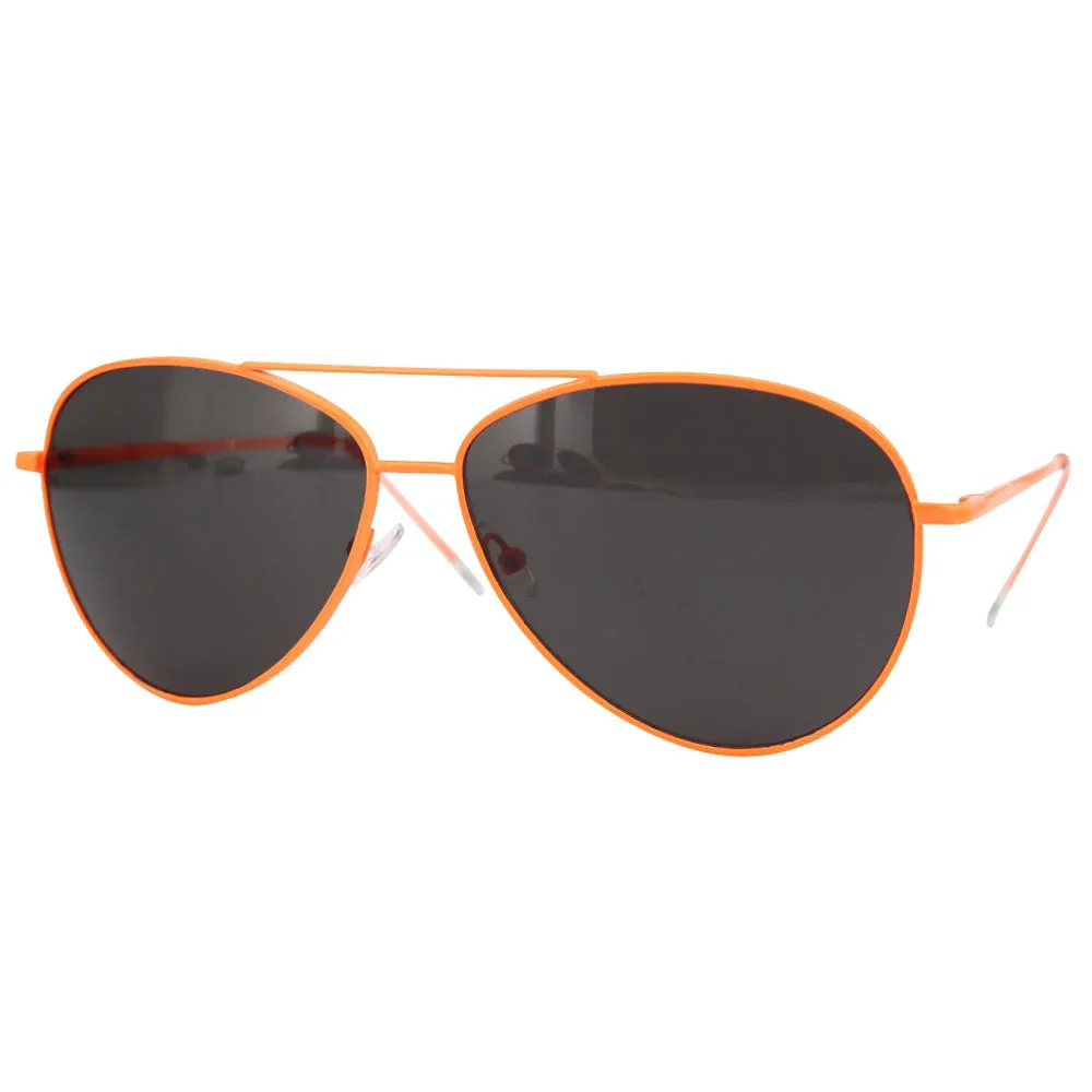 grinderPUNCH - Bright Neon Aviator Sunglasses
