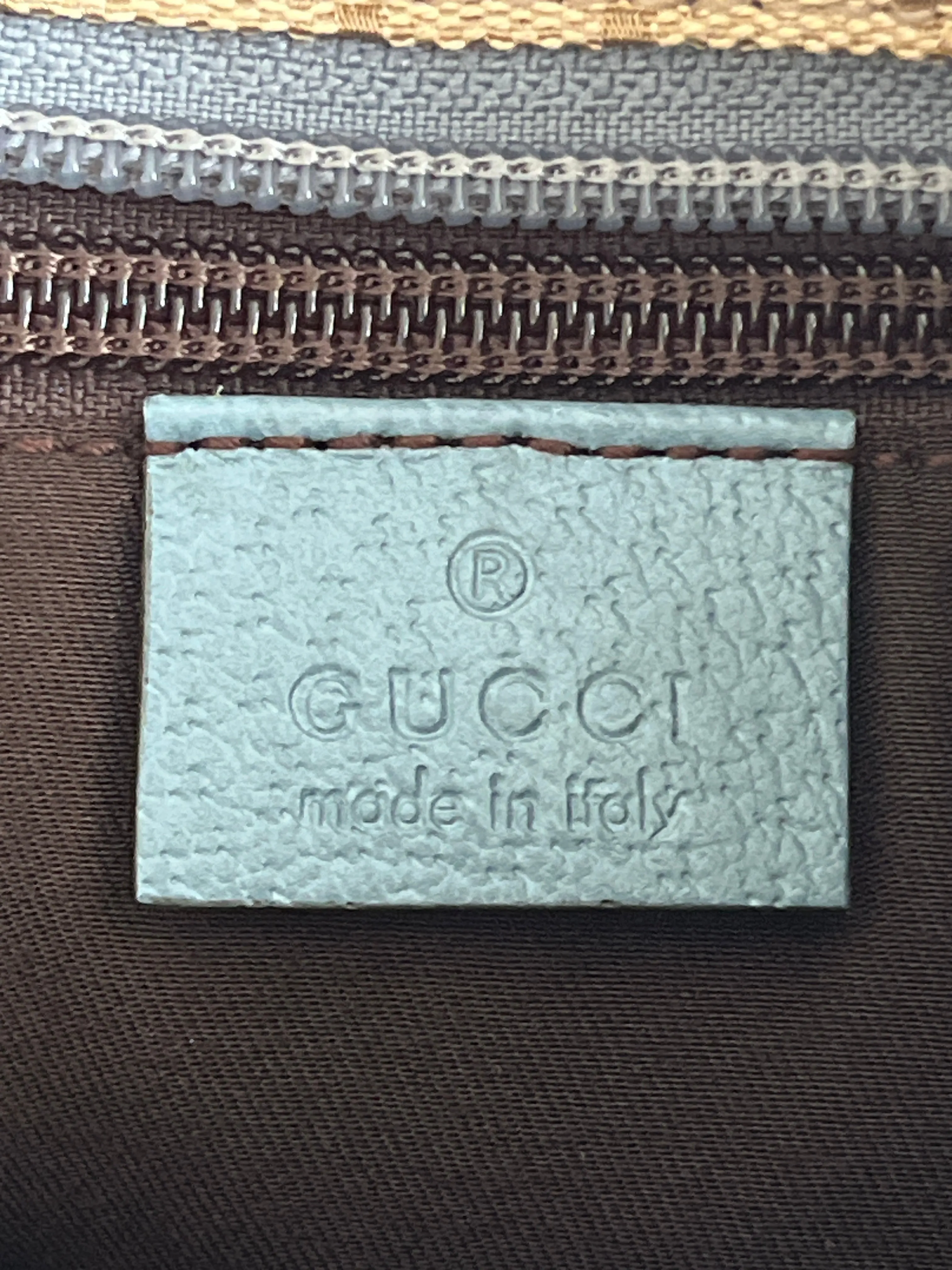 GUCCI - GG CANVAS WEB STRAP SMALL CROSSBODY BAG