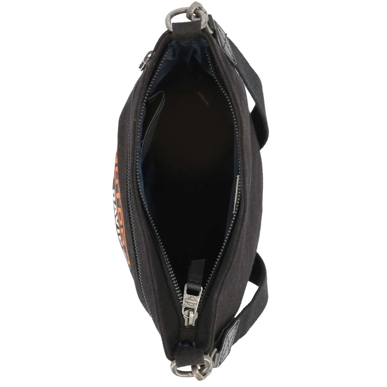 Harley-Davidson Women's Bar & Shield Logo Crossbody Canvas Purse, Black MHW056/08