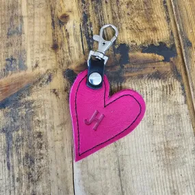 Heart Handbag Charm - Hot Pink