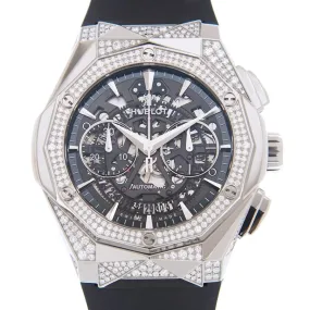 Hublot Aerofusion Chronograph Diamond Transparent Dial Unisex Watch 525.NX.0170.RX.1804.ORL18