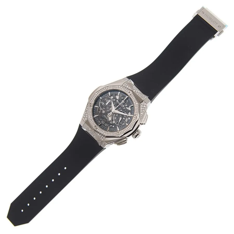 Hublot Aerofusion Chronograph Diamond Transparent Dial Unisex Watch 525.NX.0170.RX.1804.ORL18