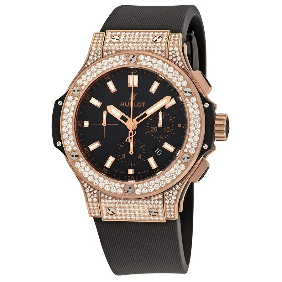 Hublot Big Bang 18kt Rose Gold Diamond Automatic Chronograph Watch 301.PX.1180.RX.1704