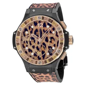 Hublot Big Bang Chronograph Leopard Dial Unisex Watch 341.cp.7610.nr.1976 341.CP.7610.NR.1976
