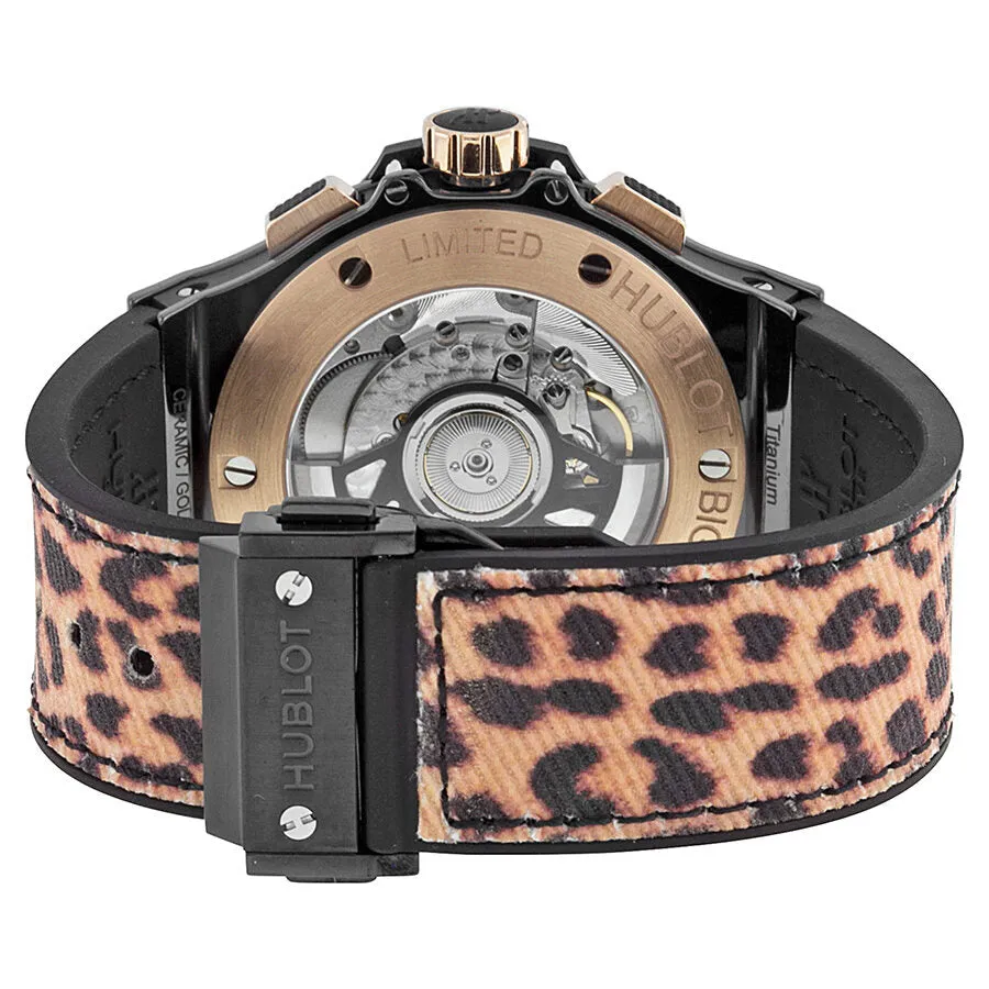 Hublot Big Bang Chronograph Leopard Dial Unisex Watch 341.cp.7610.nr.1976 341.CP.7610.NR.1976