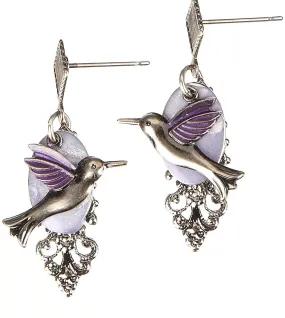 Hummingbird Layered Earrings