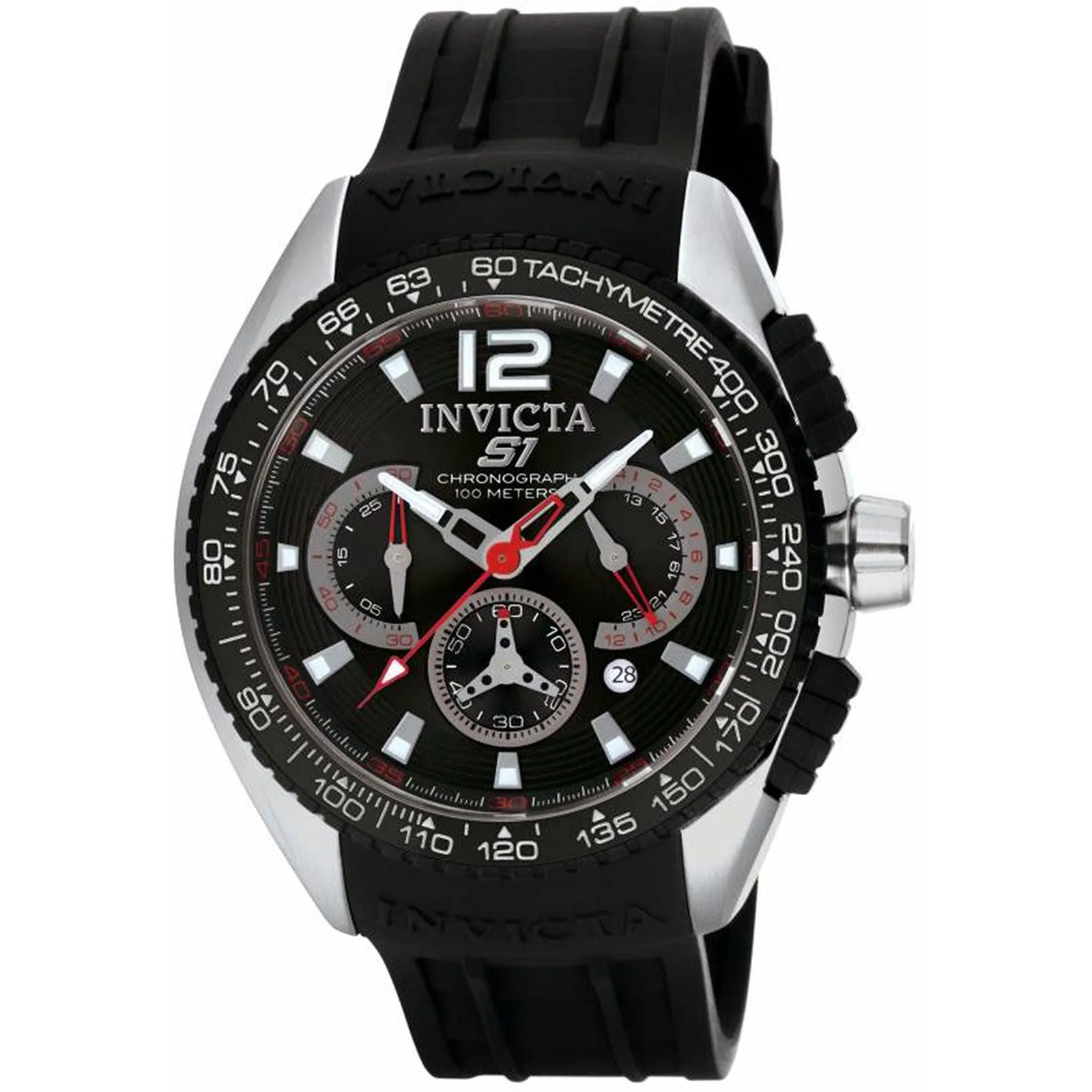 Invicta 1453 Men's S1 Racing Black Dial Chronograph Watch