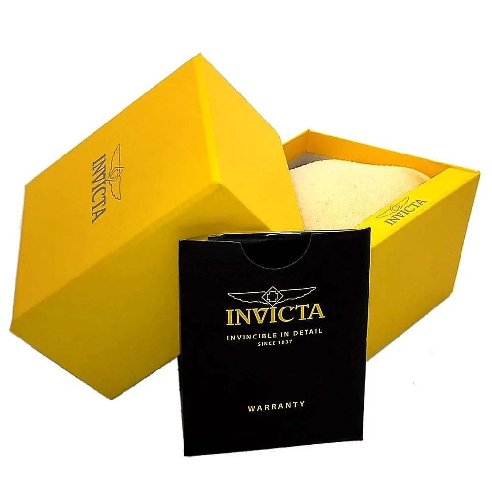 Invicta 18025 Men's Pro Diver Rose Gold Dial Black Silicone Strap Watch
