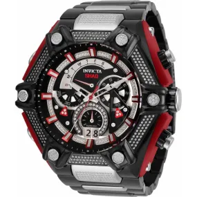 Invicta Men's Chronograph Watch - Shaq Quartz Black and Silver Dial Diamond | 33686