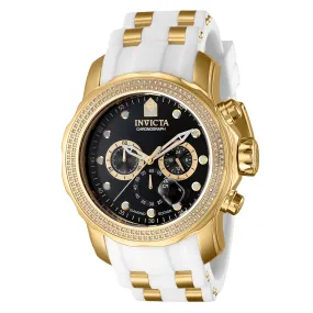 Invicta Men's Watch - Pro Diver Black Dial Chronograph SS and Rubber Strap | 37995