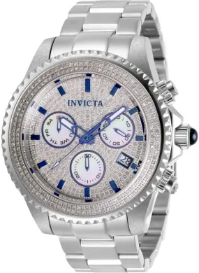Invicta Pro Diver Chronograph Quartz Diamond White Dial Men's Watch 31990