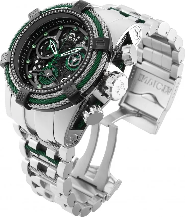 Invicta Reserve Bolt Zeus Chronograph Quartz Black Dial Men's Watch 27235