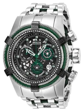 Invicta Reserve Bolt Zeus Chronograph Quartz Black Dial Men's Watch 27235