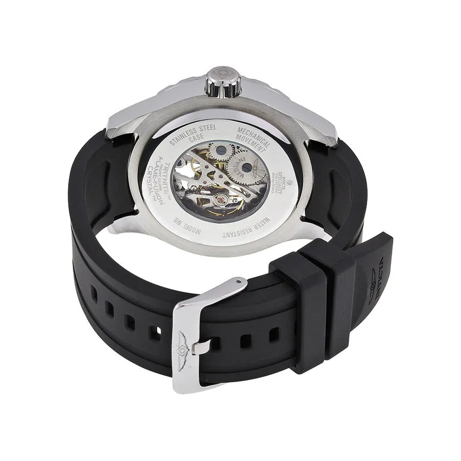 Invicta Specialty Mechanical Skeleton Dial Black Silicone Men's Watch 16278