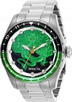 Invicta Speedway Dragon Automatic Crystal Green Dial Men's Watch 28354