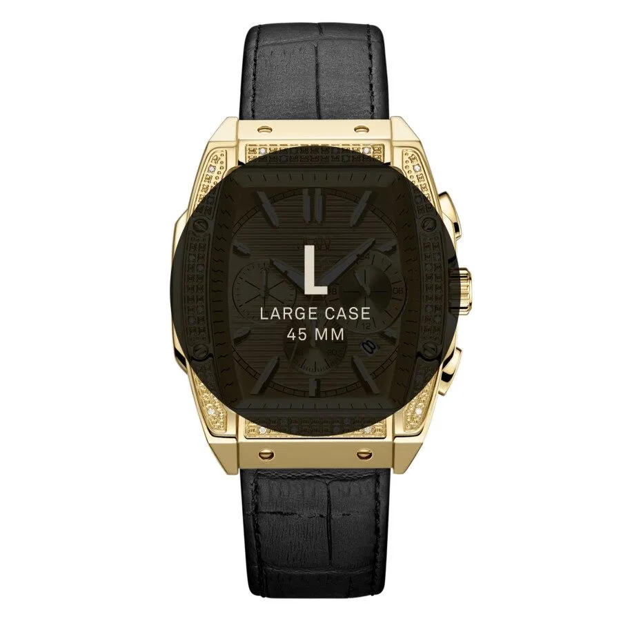 JBW Echelon Quartz Diamond Gold Dial Men's Watch J6379E