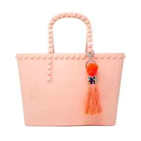 Jumbo Jelly Tote Bag - Pink